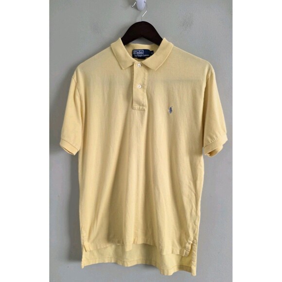 Polo Ralph Lauren Other - Polo by Ralph Lauren Shirt M Rare Vintage Men Yellow Prep Embroidered Pony